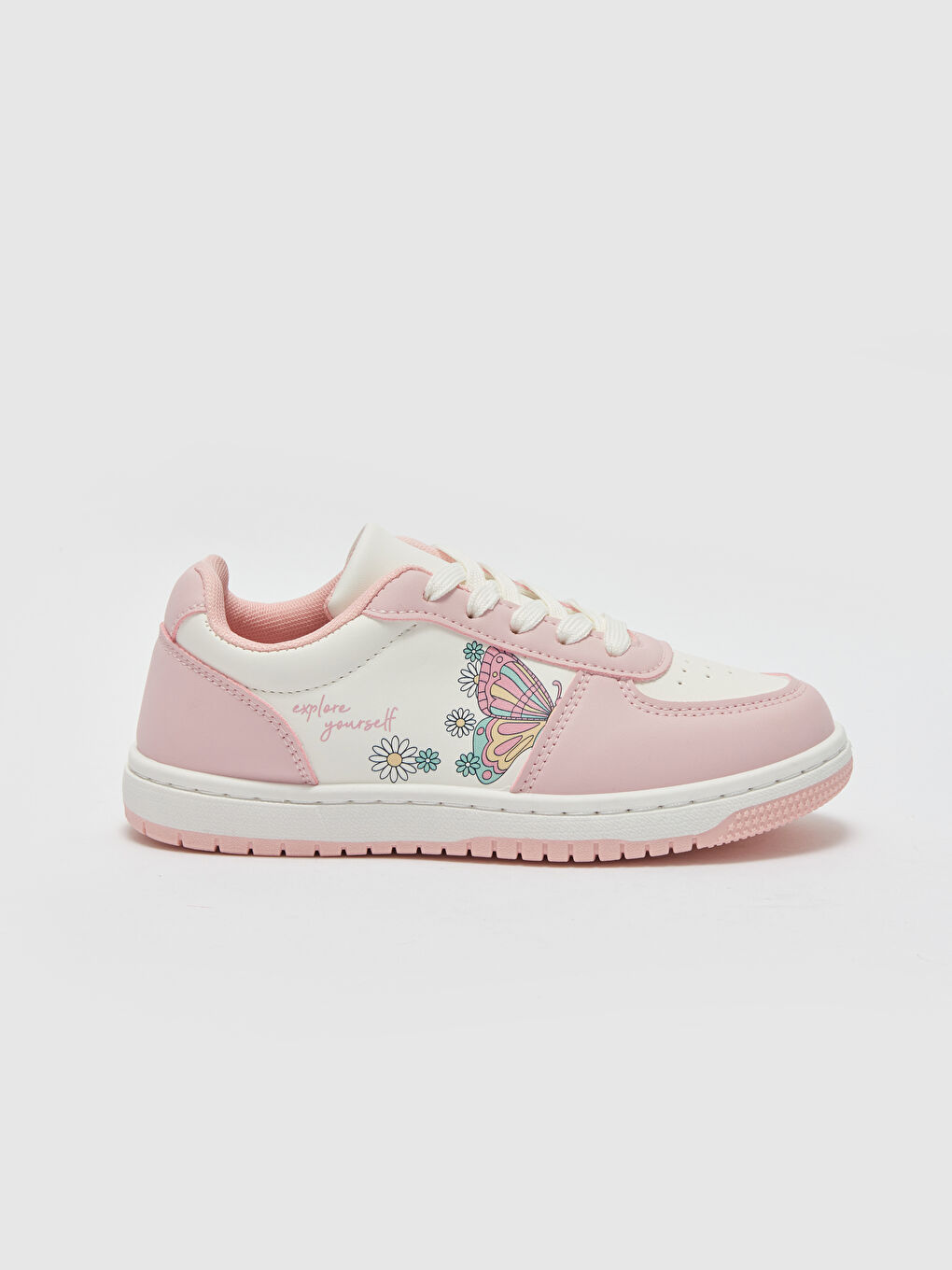 LCW STEPS Bedruckte Mädchen-Sneaker mit Schnürung -S4CE02Z4-LT4