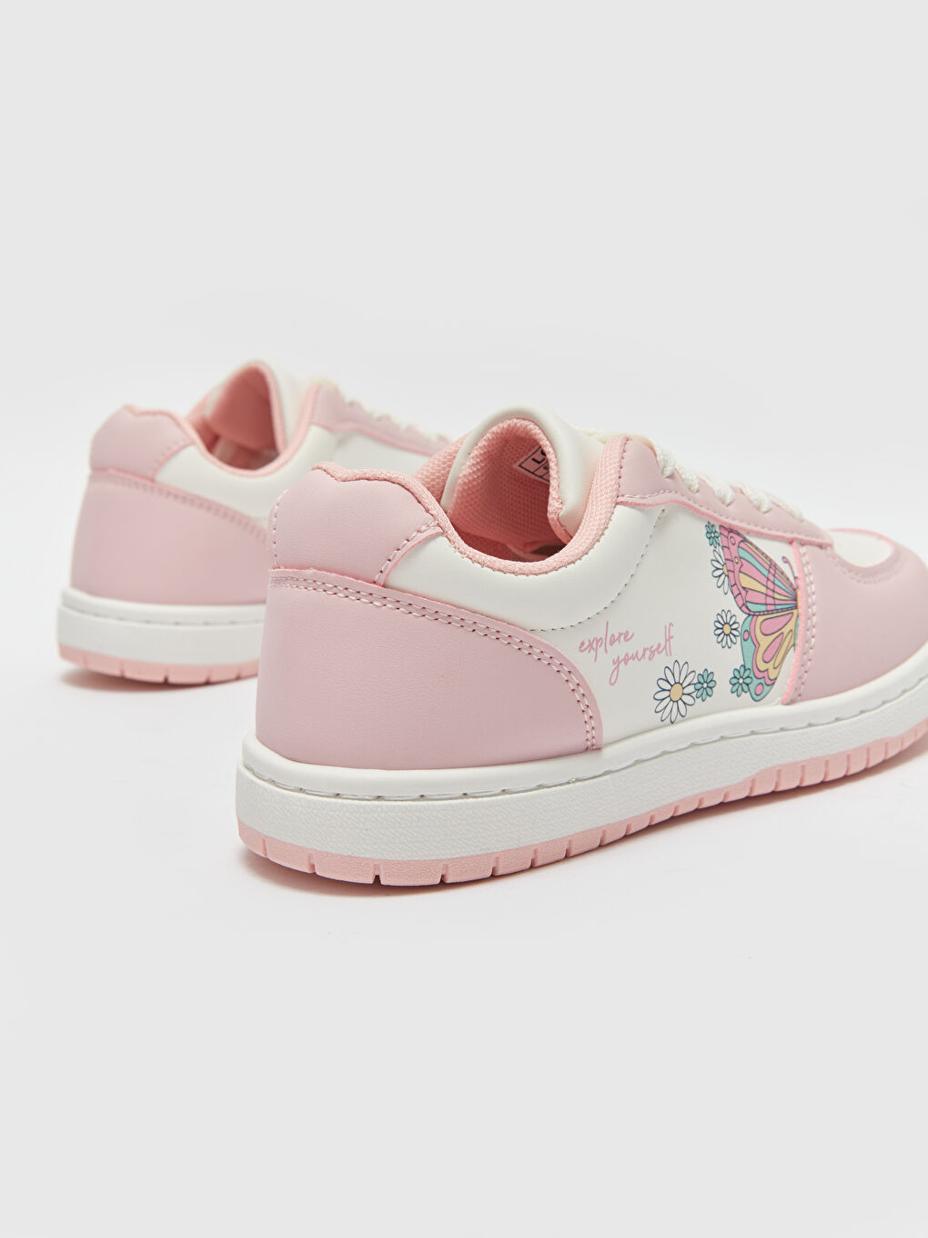 LCW STEPS Bedruckte Mädchen-Sneaker mit Schnürung -S4CE02Z4-LT4