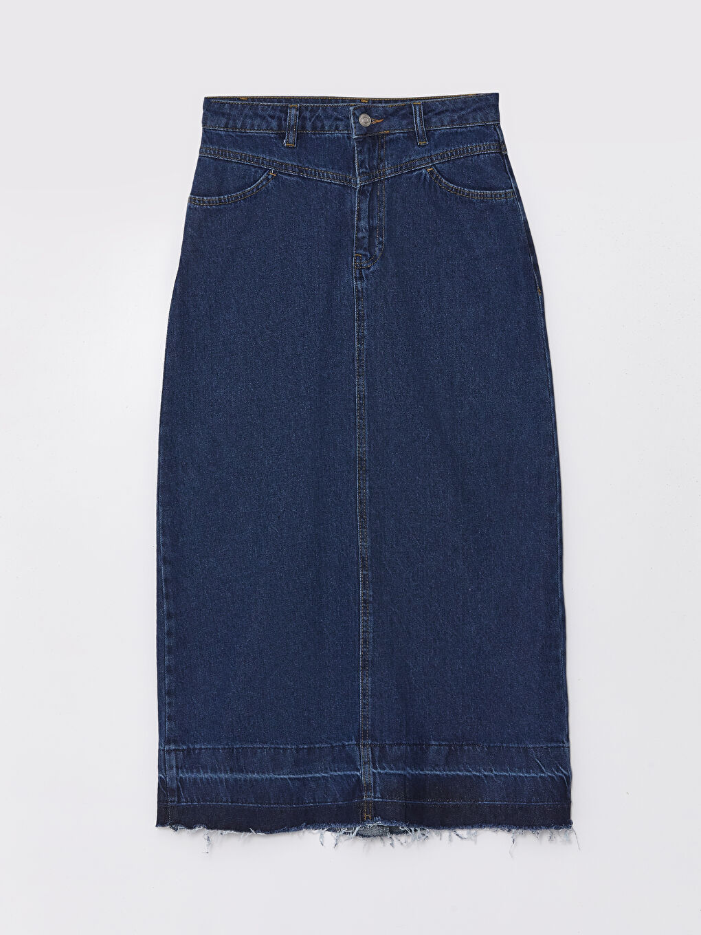Standard Fit Women's Jean Skirt -S4CE14Z8-309