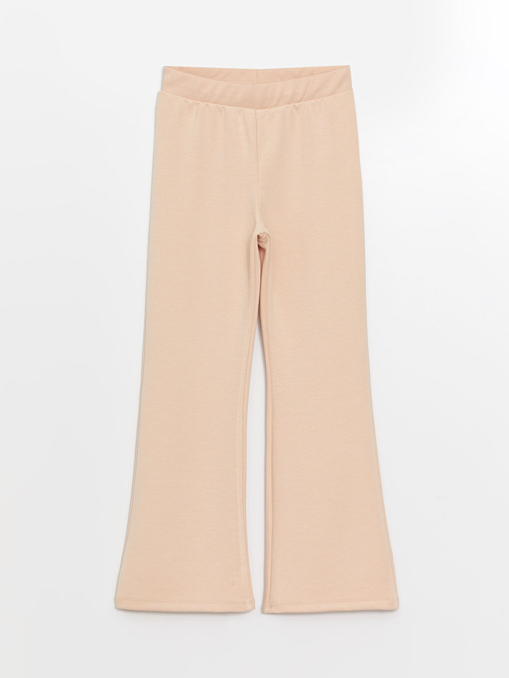 Pembe Beli Lastikli İspanyol Paça Kız Çocuk Tayt