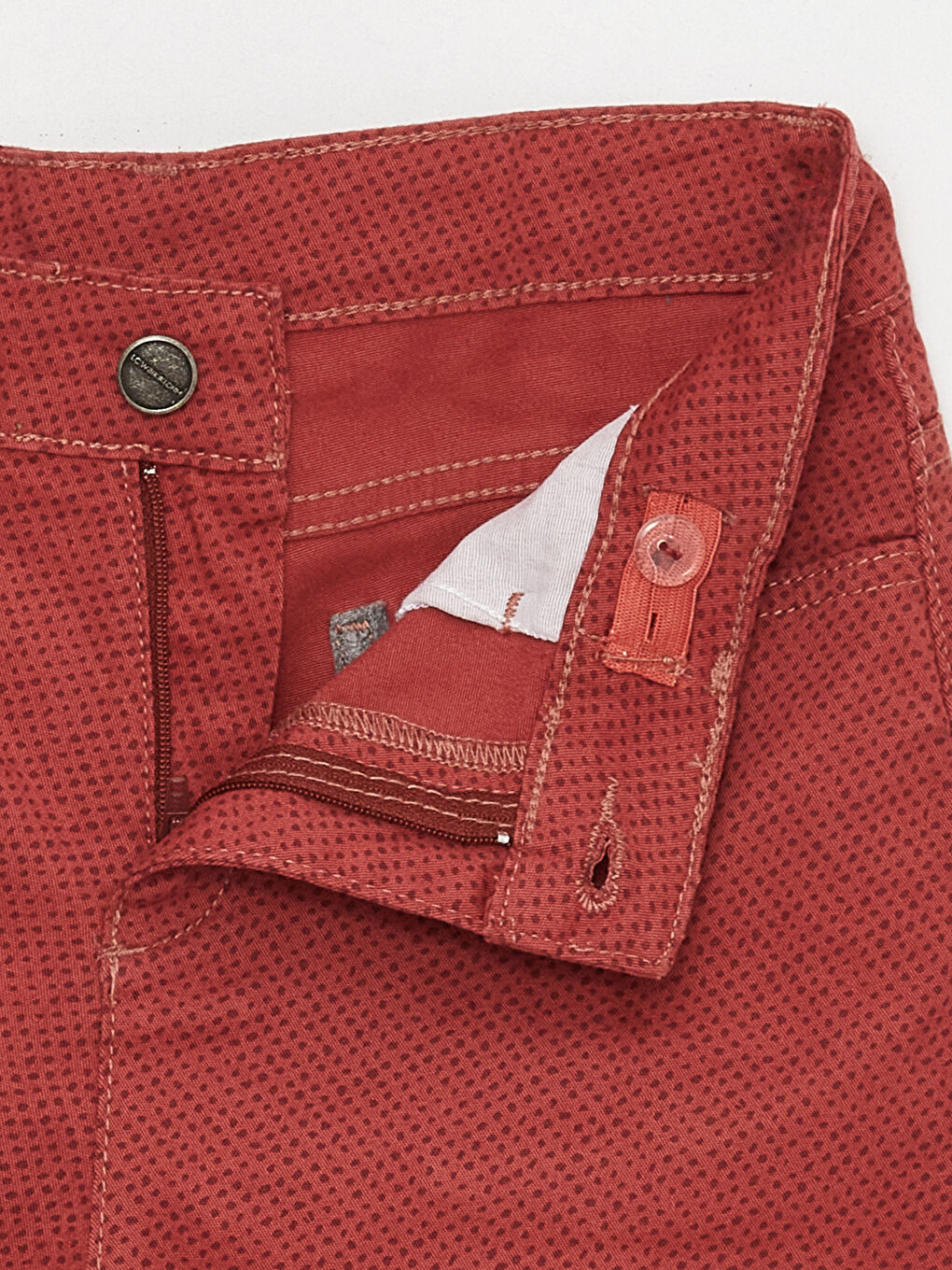 Kahverengi Desenli Erkek Çocuk Şort-1