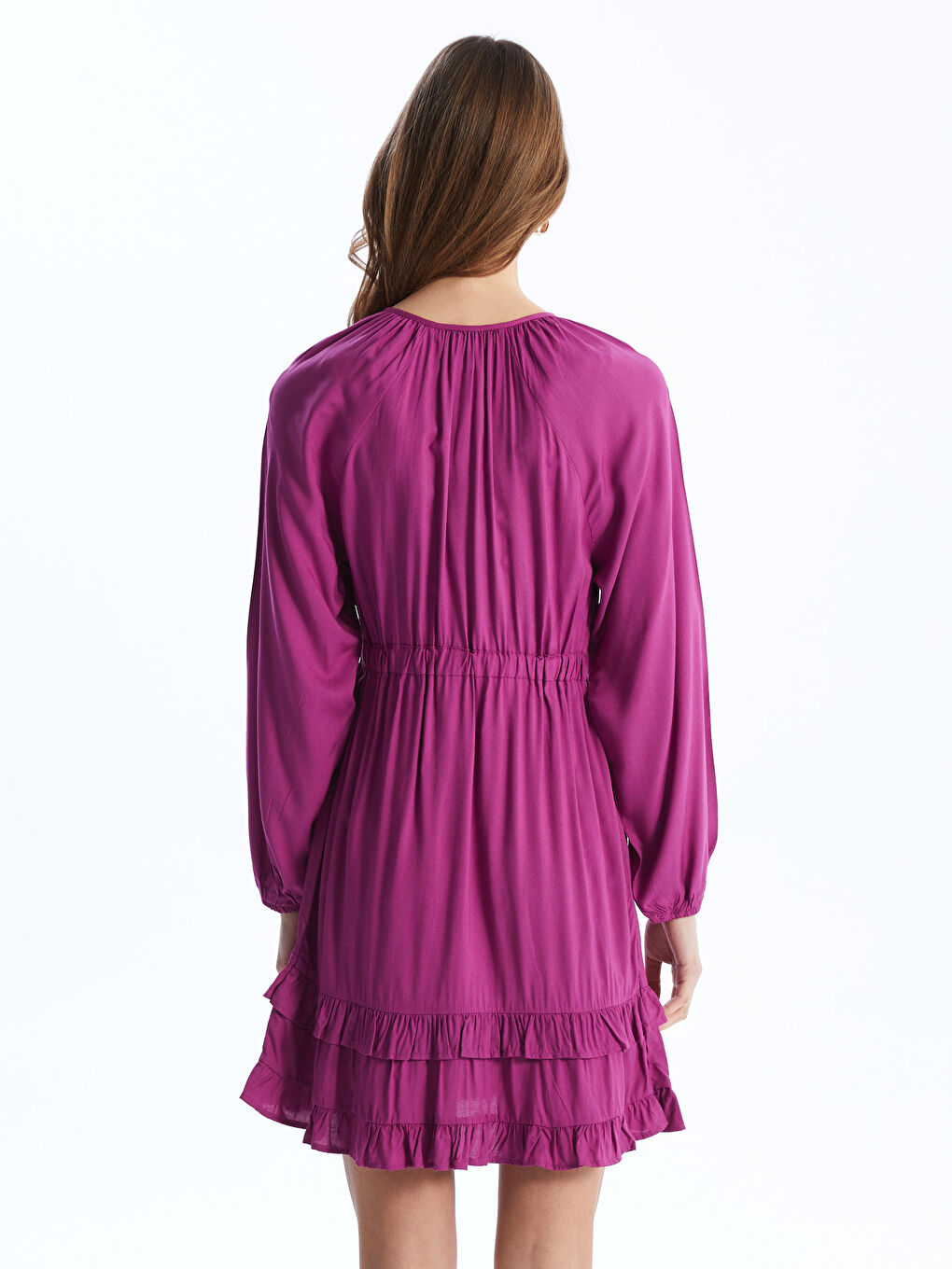 LCW Vision Tie Neck Women's Dress -S4CF02Z8-H2Y