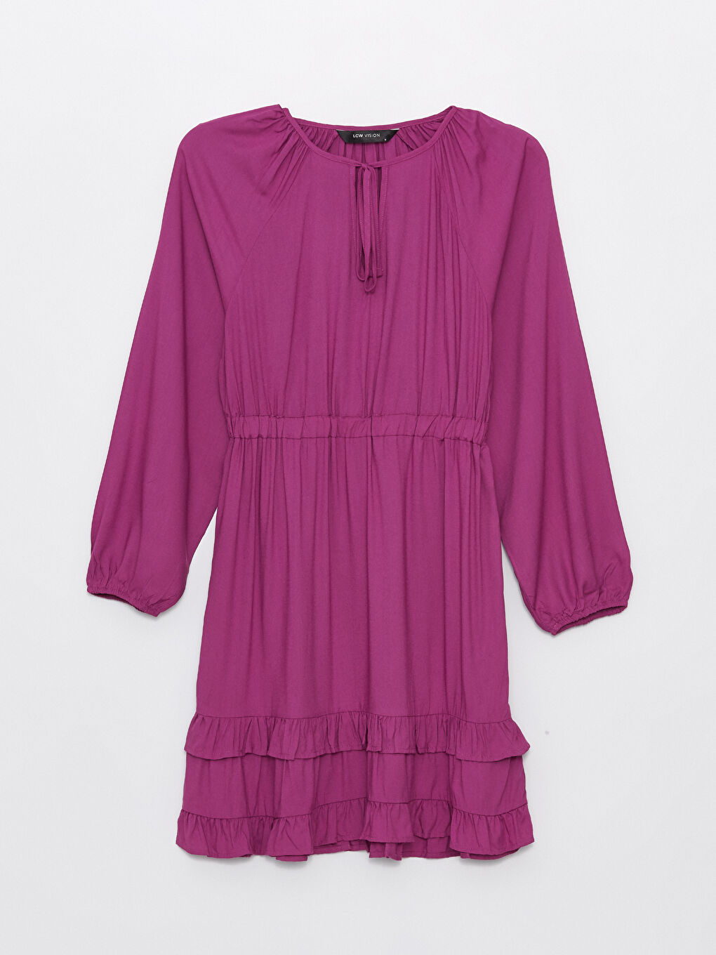 LCW Vision Tie Neck Women's Dress -S4CF02Z8-H2Y