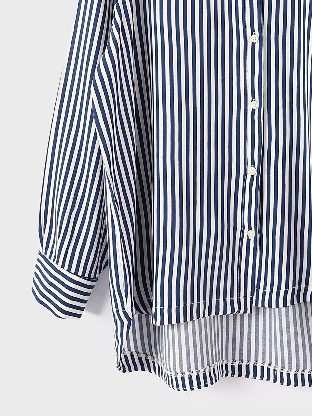 Striped Long Sleeve Women's Shirt-3