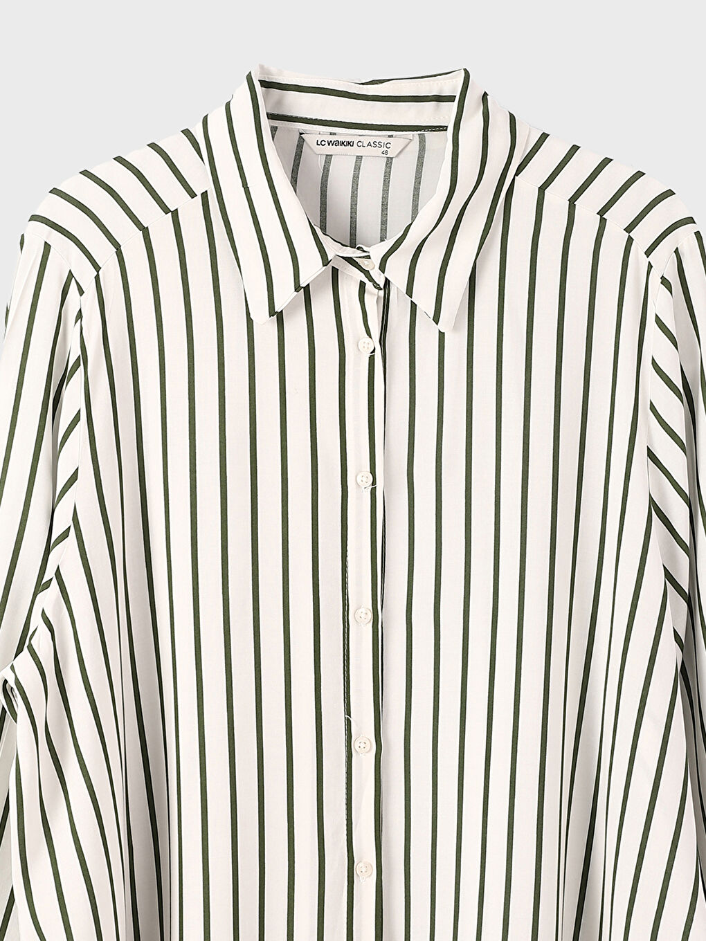 Striped Long Sleeve Women's Shirt-2