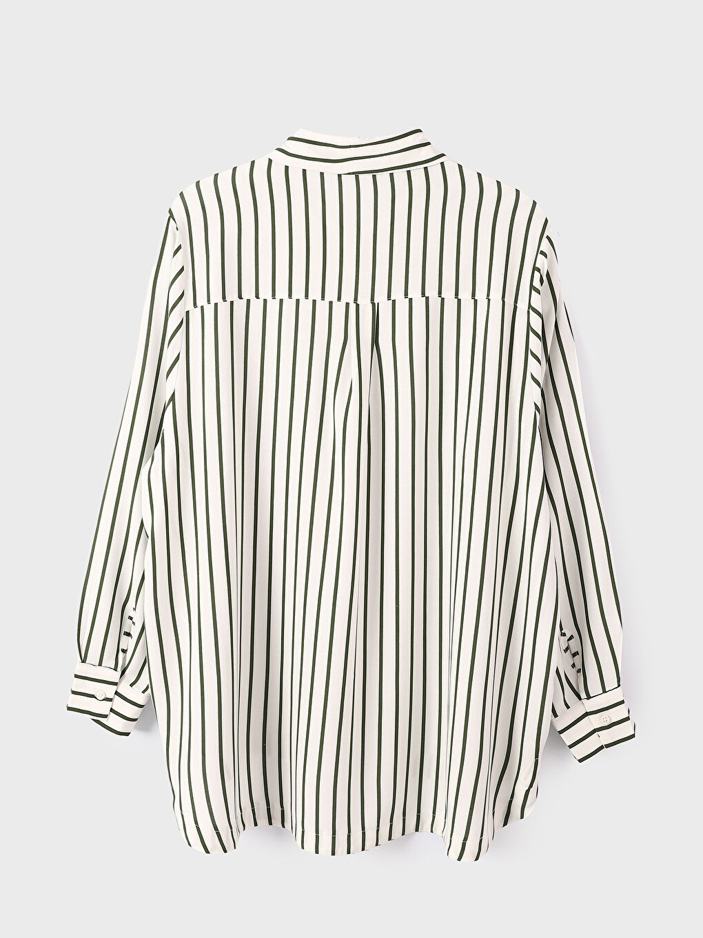 Striped Long Sleeve Women's Shirt-1