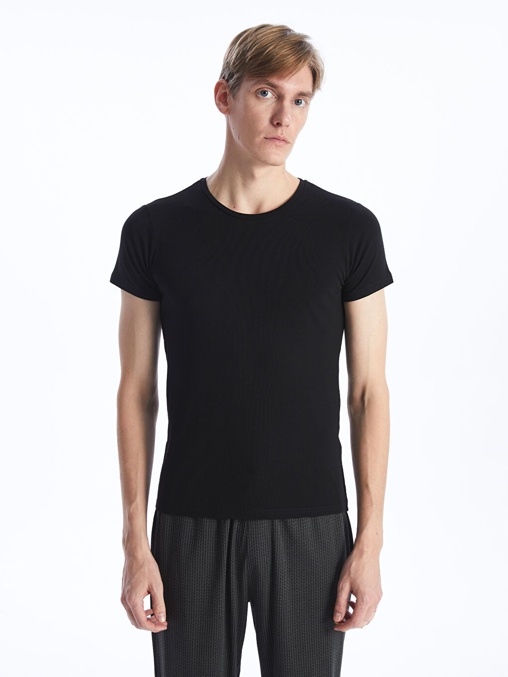 Мужская Майка Джерси С Круглым Вырезом-1