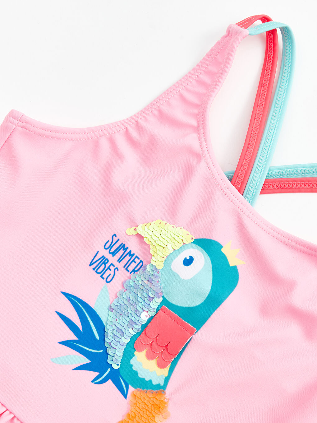 Quick Drying Printed Girl's Skirt Swimsuit -S4CF75Z4-QK8