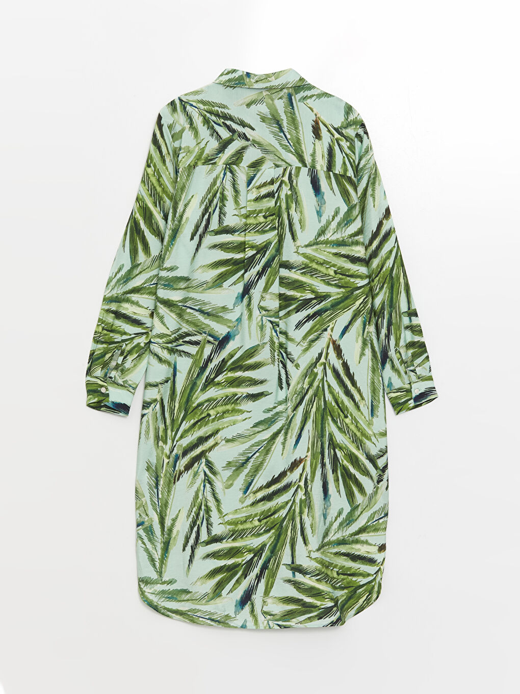 Patterned Long Sleeve Women's Shirt Tunic -S4CH65Z8-LRR