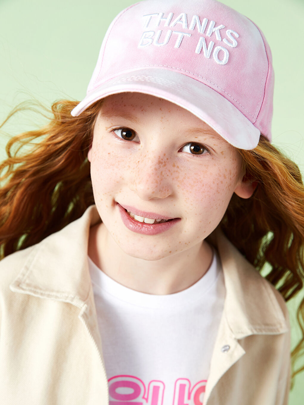 Кепка для девочек с принтом