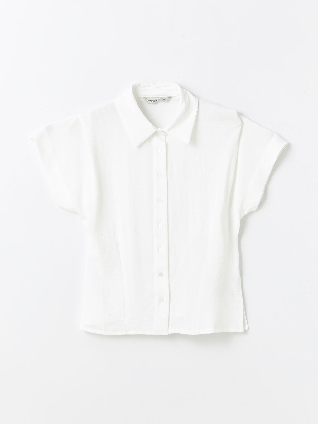 Plain Short Sleeve Women's Shirt -S4CH84Z8-Q6K