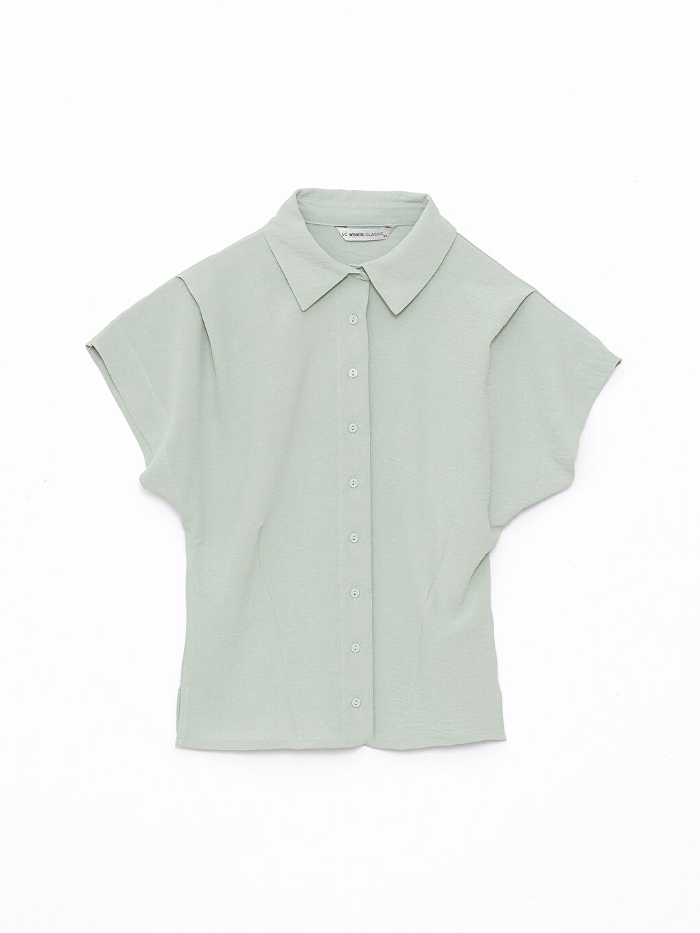 Plain Short Sleeve Women's Shirt -S4CH84Z8-V8F