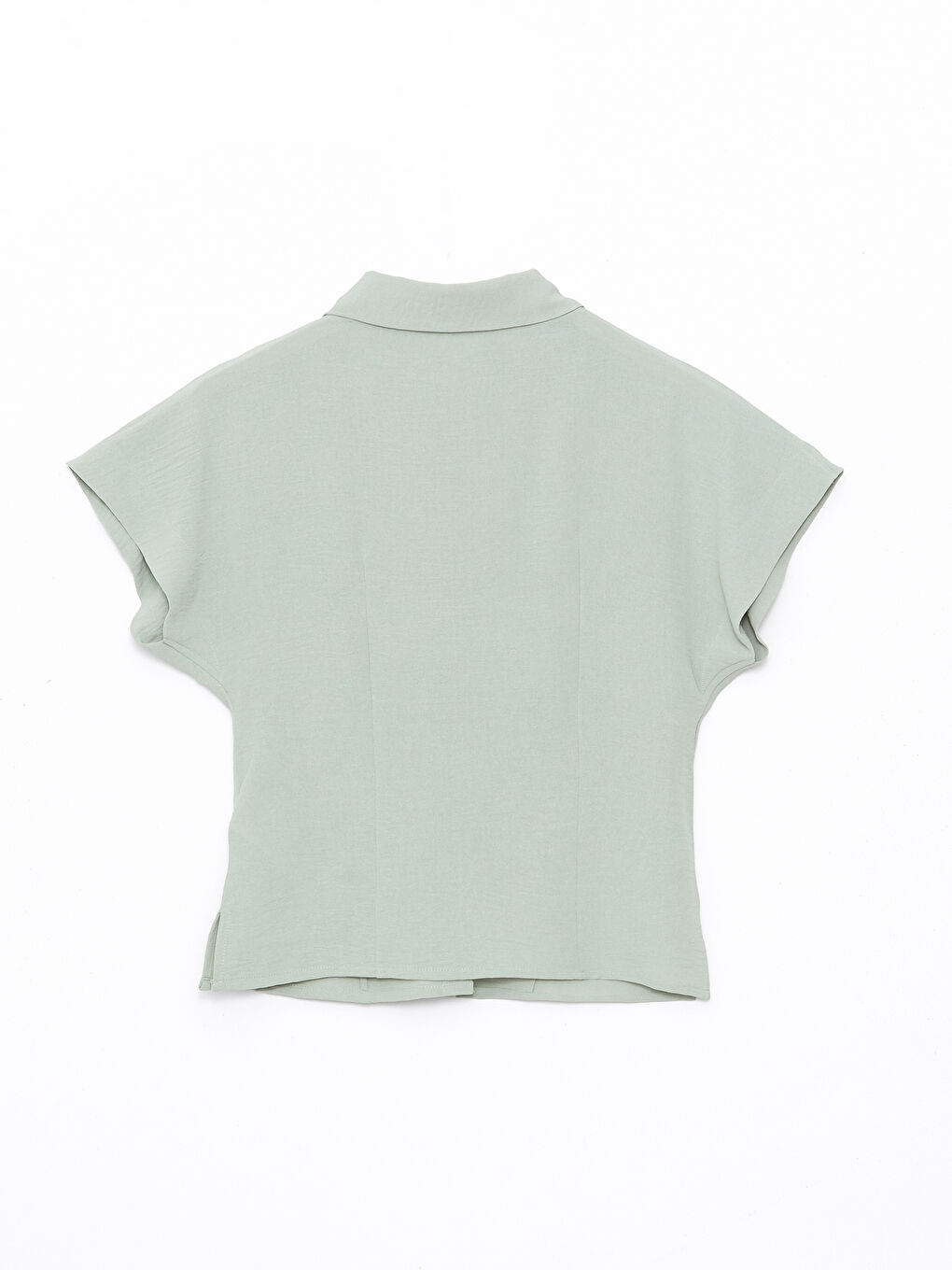 Plain Short Sleeve Women's Shirt -S4CH84Z8-V8F