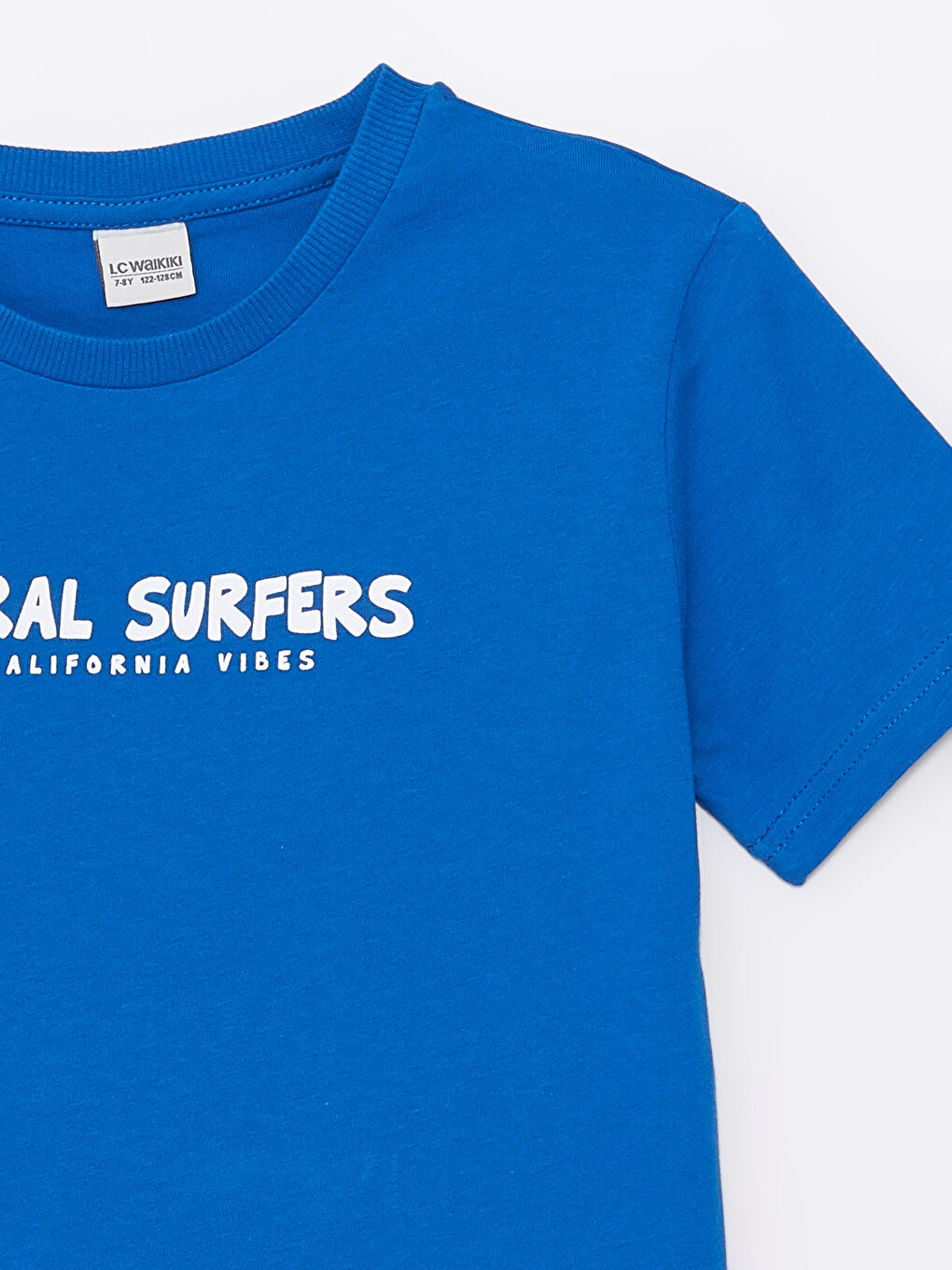 Turuncu Bisiklet Yaka Baskılı Kısa Kollu Erkek Çocuk Tişört 2'li-5