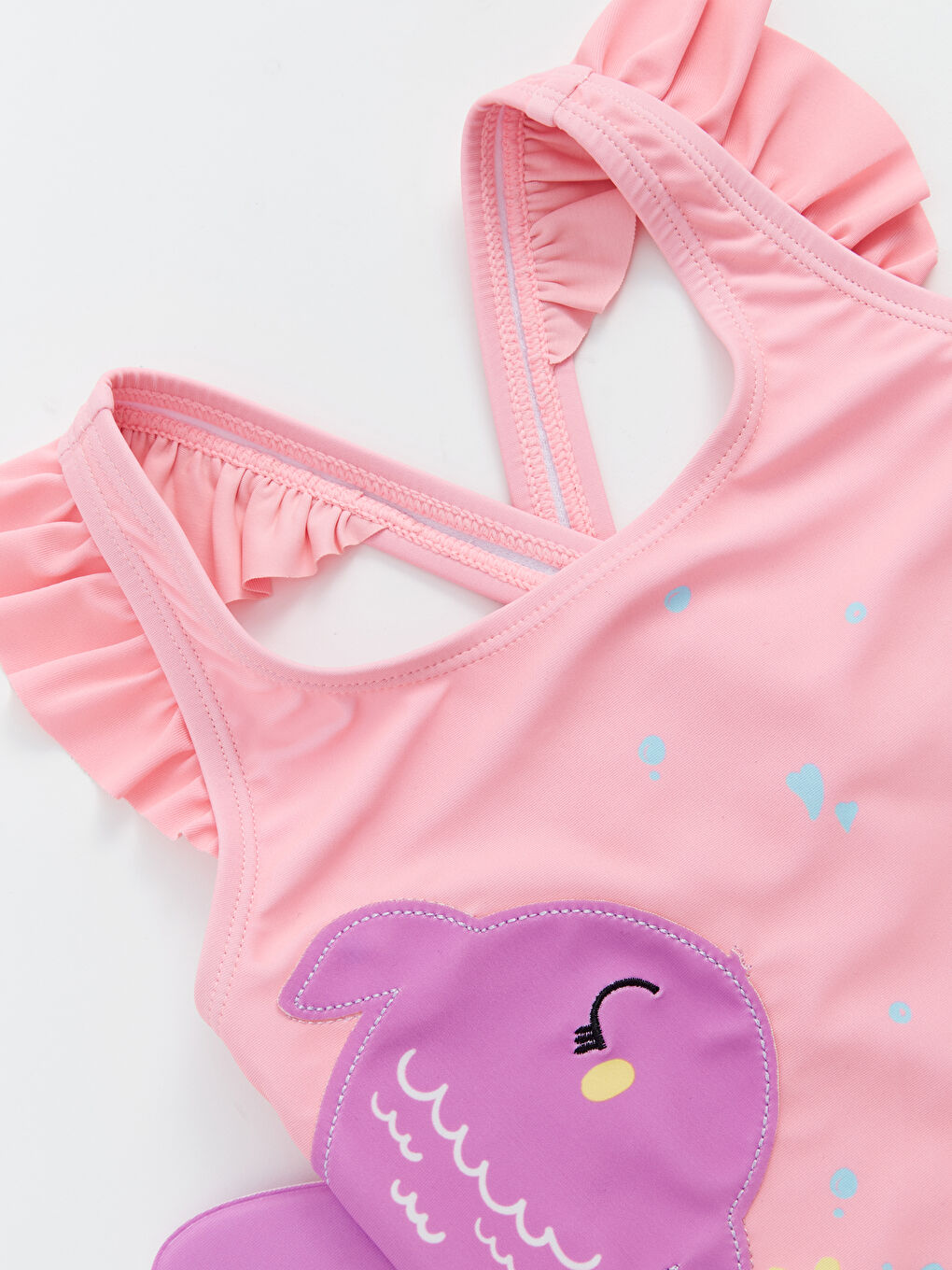 Square Neck Printed Baby Girl Swimsuit -S4CI54Z1-MRM