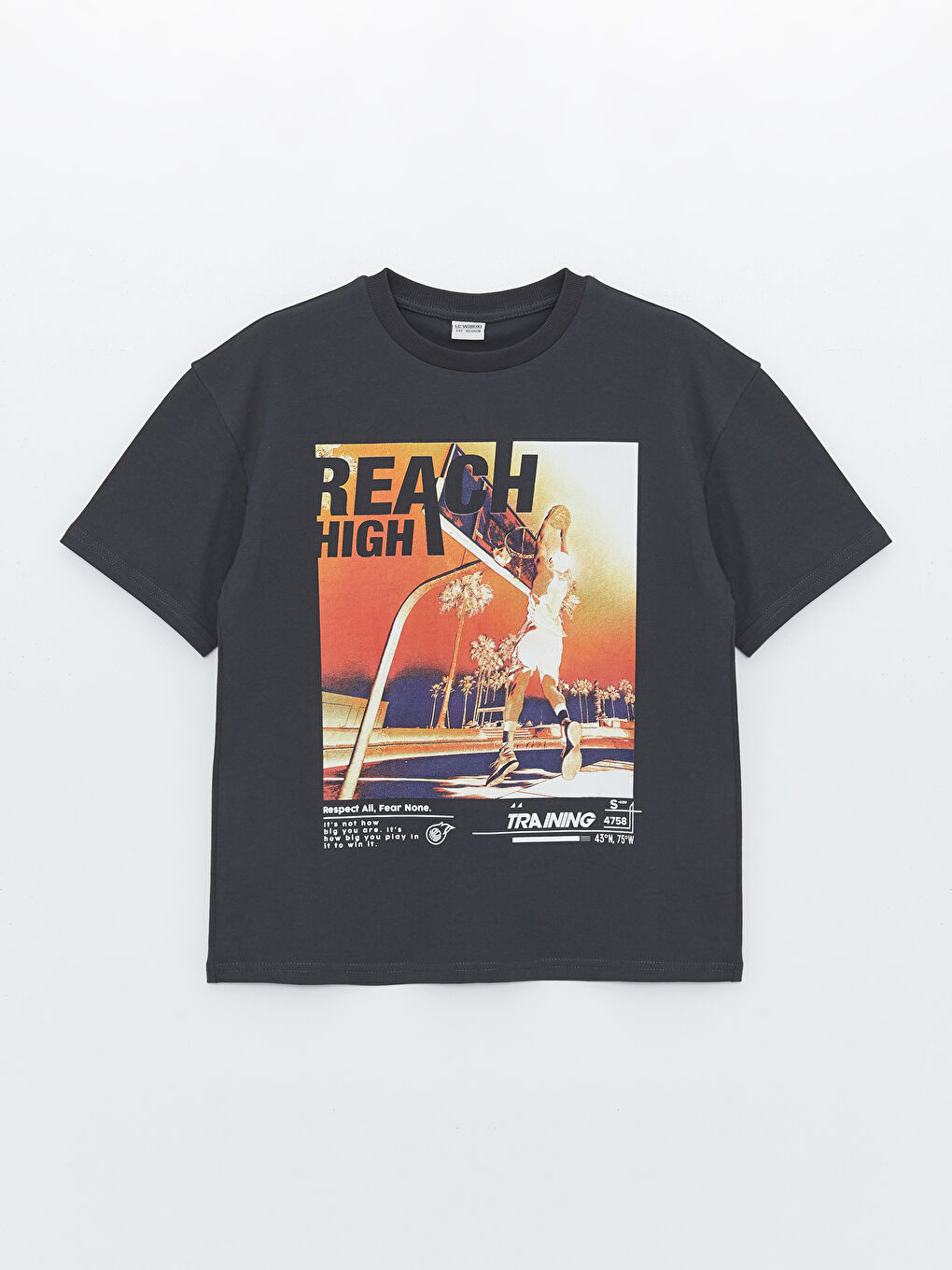 Oversize Crew Neck Boys' T-Shirt -S4CI61Z4-R4Q