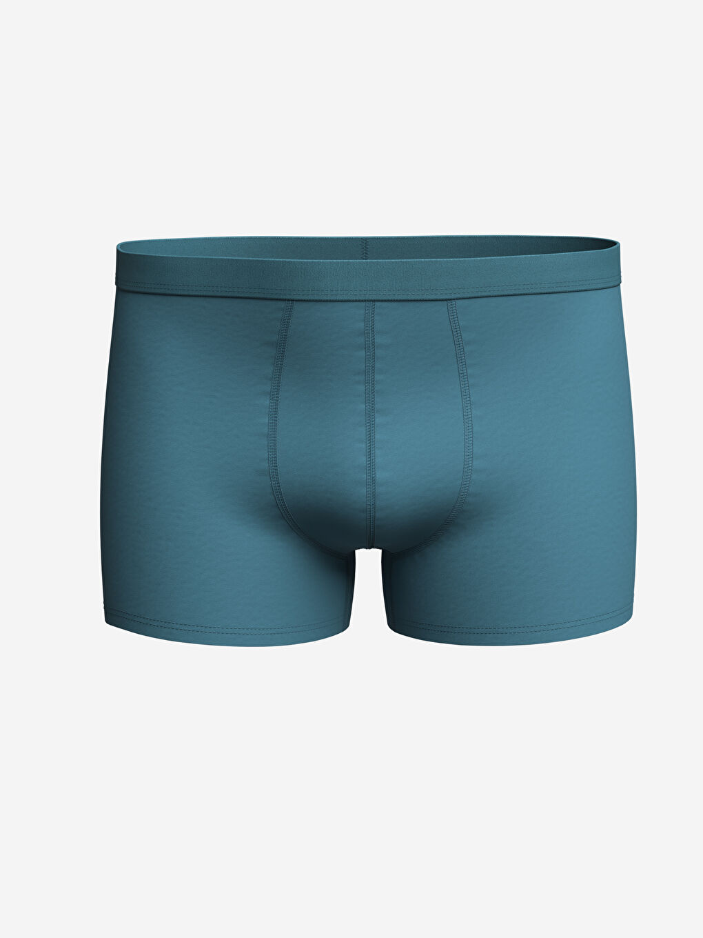 Petrol Standart Kalıp Pamuklu Esnek Erkek Boxer