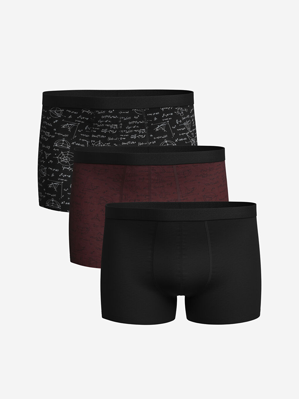 Standard Fit Cotton Flexible Men's Boxer 3-Piece -S4CI84Z8-LQJ