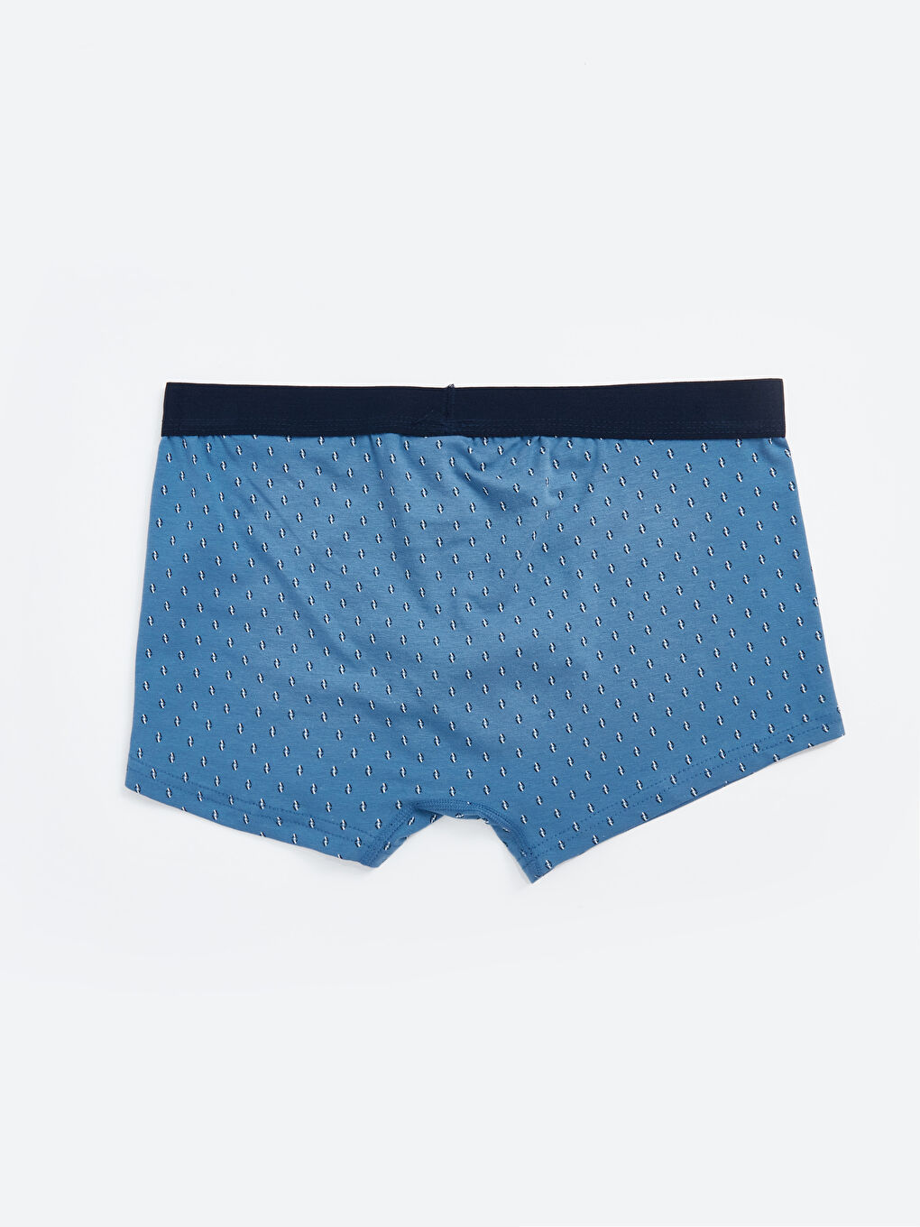 Mavi Standart Kalıp Pamuklu Esnek Erkek Boxer-1