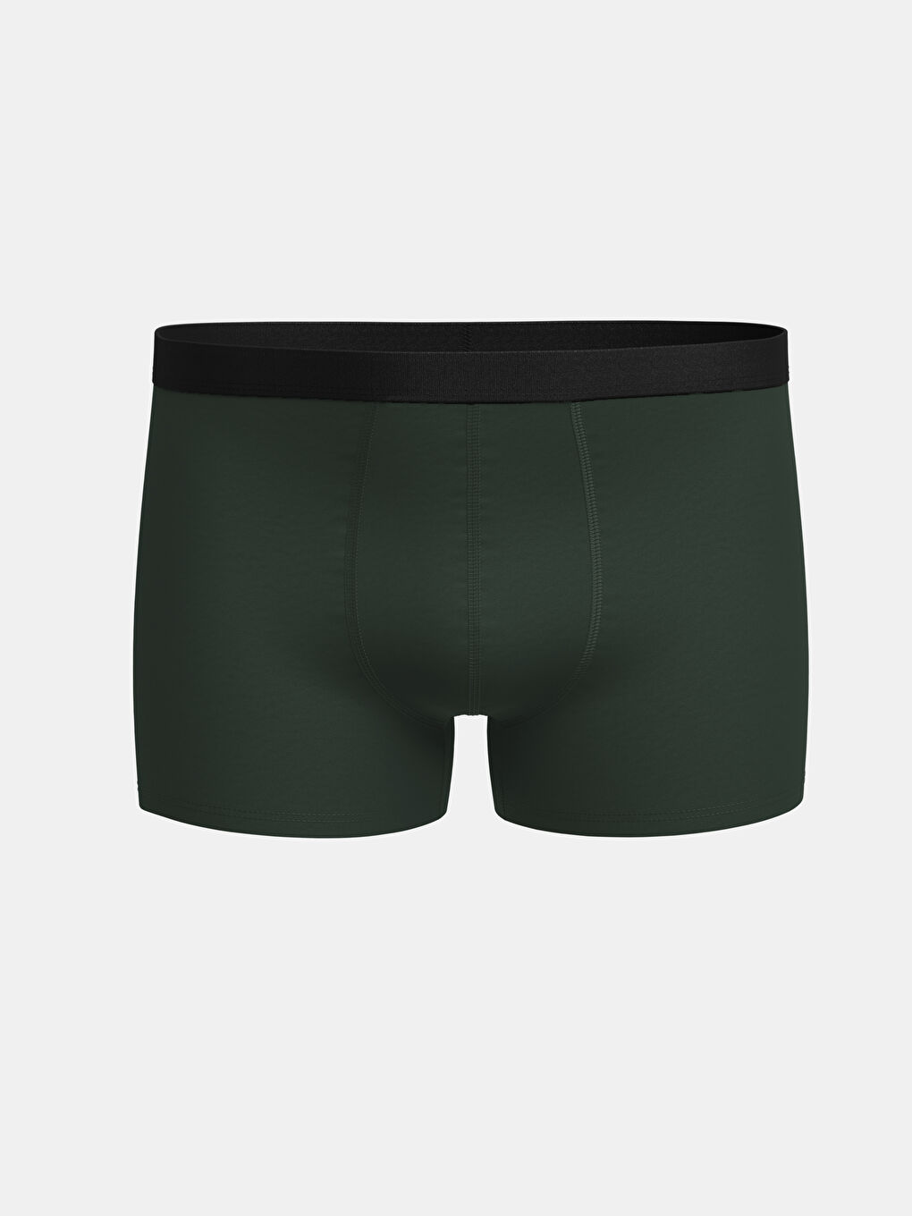 LC WAIKIKI Yeşil Standart Kalıp Pamuklu Esnek Erkek Boxer