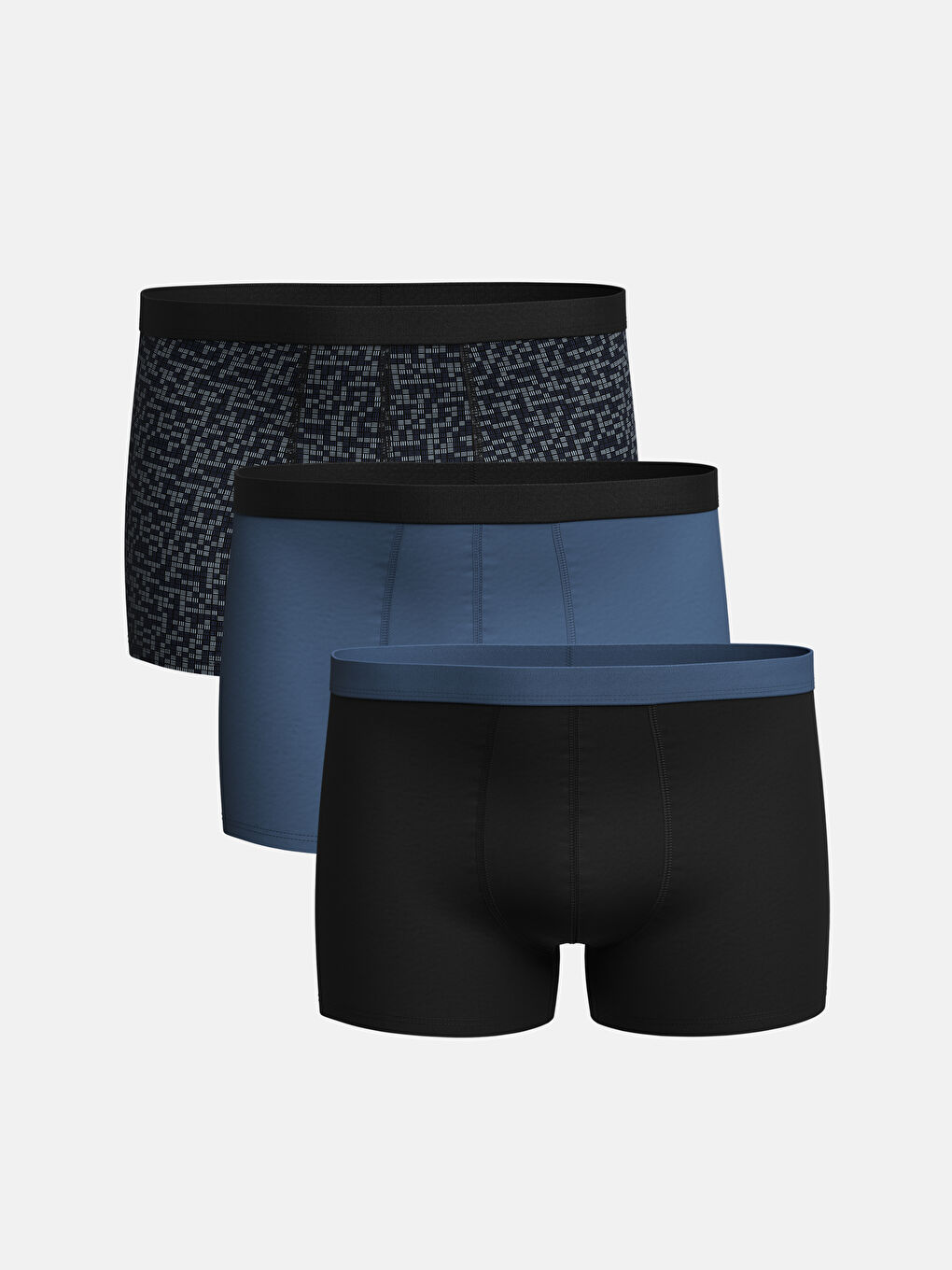 Standard Fit Cotton Flexible Men's Boxer 3-Piece -S4CJ06Z8-LQJ