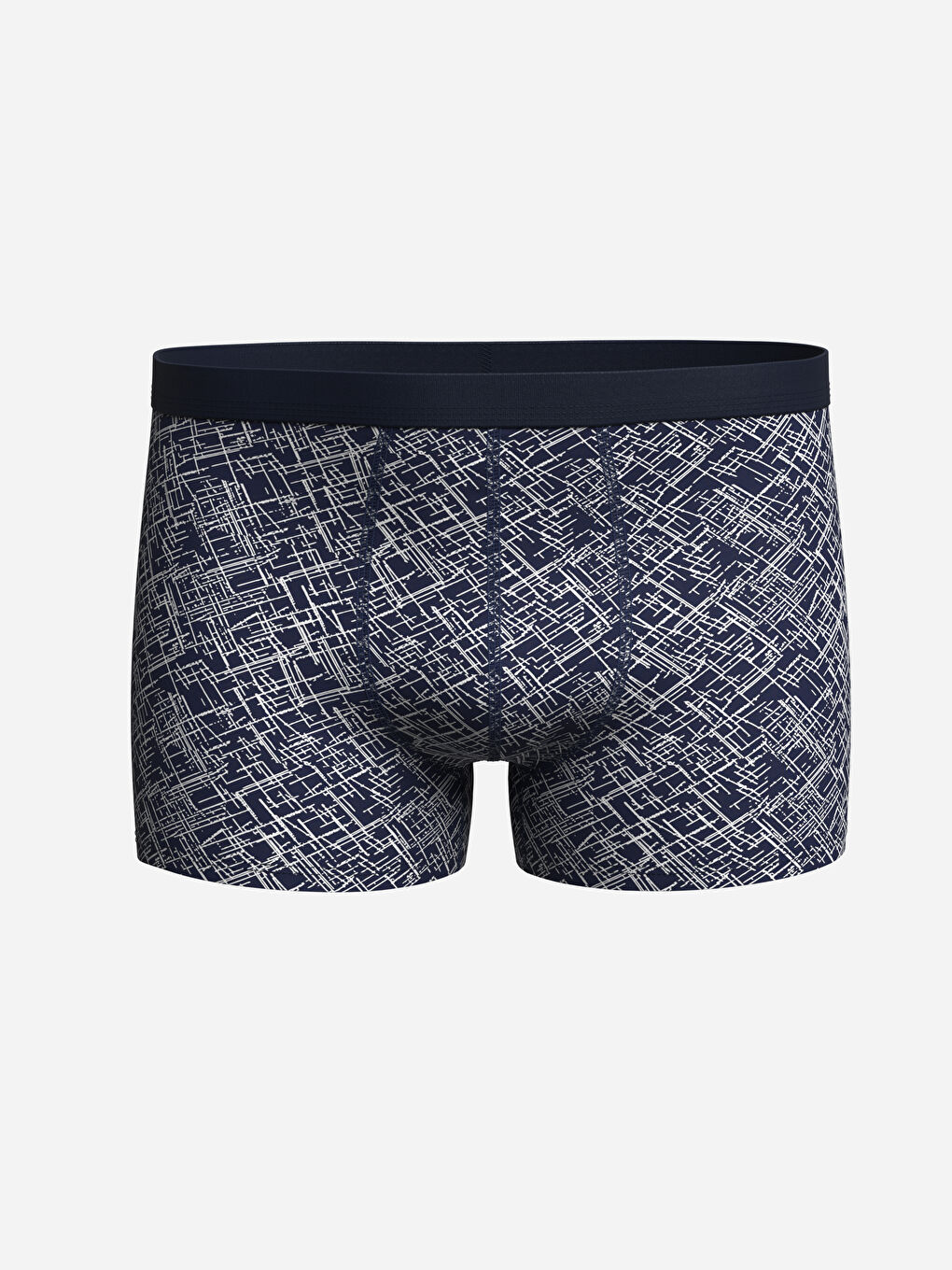 LC WAIKIKI Lacivert Standart Kalıp Pamuklu Esnek Erkek Boxer 3'lü - 1