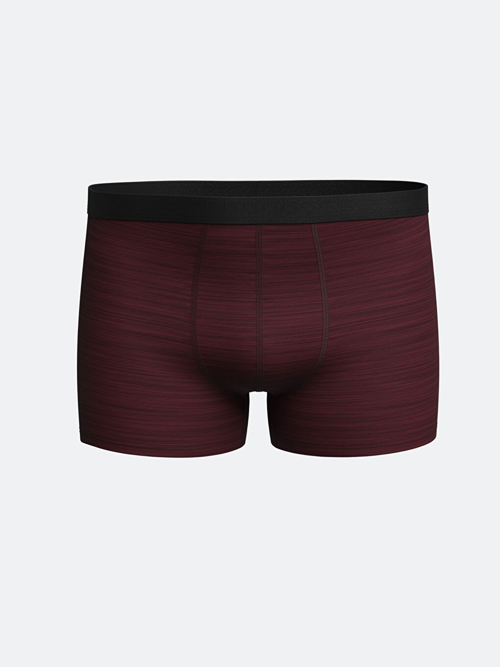 Bordo Standart Kalıp Pamuklu Esnek Erkek Boxer