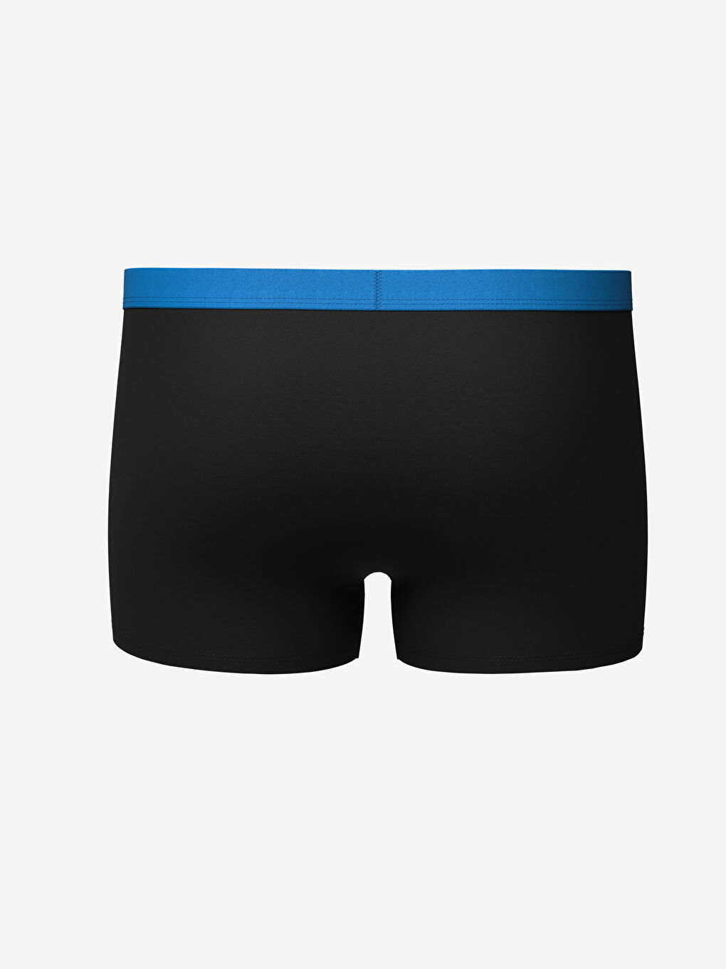 Siyah Standart Kalıp Pamuklu Esnek Erkek Boxer-1