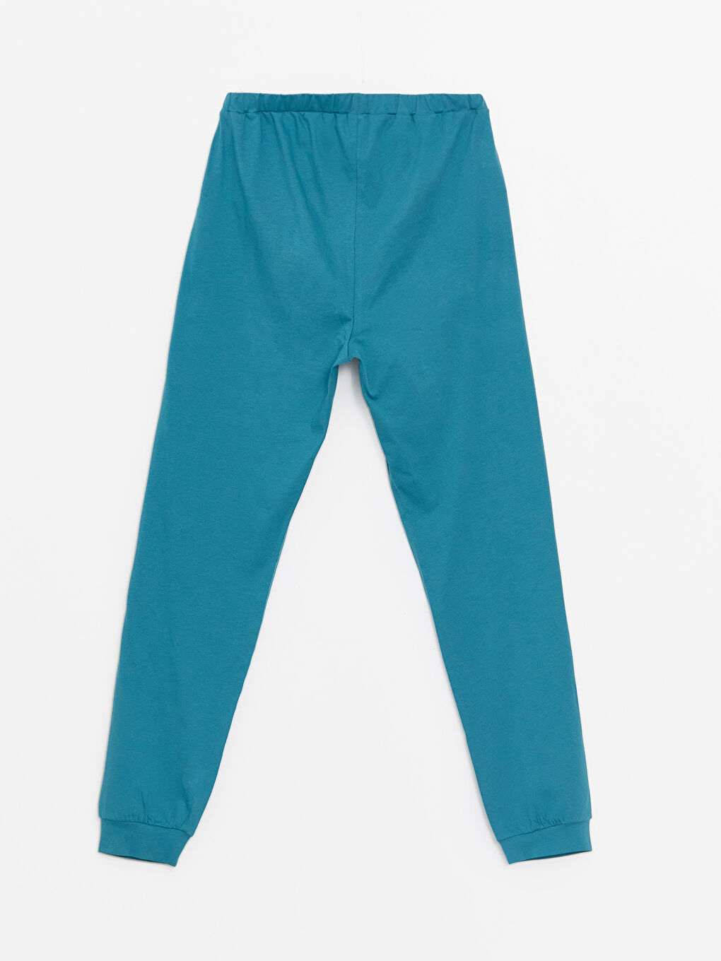 Petrol Beli Lastikli Kadın Jogger Pijama Altı-1