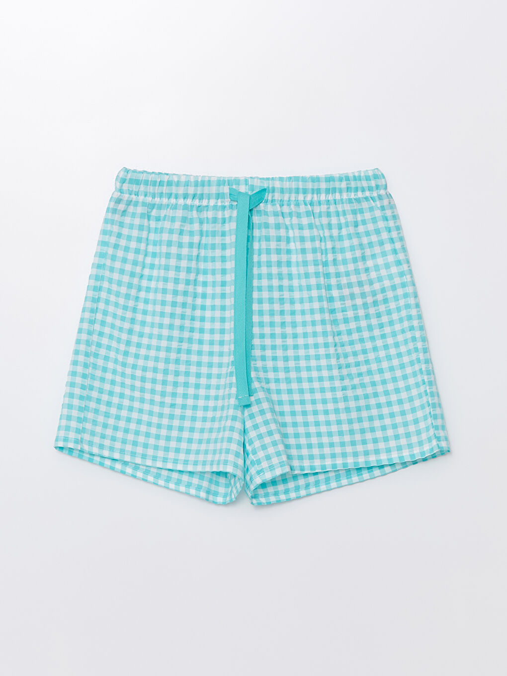 Shirt Collar Patterned Short Sleeve Women's Shorts Pajamas Set -S4CJ86Z8-LPK