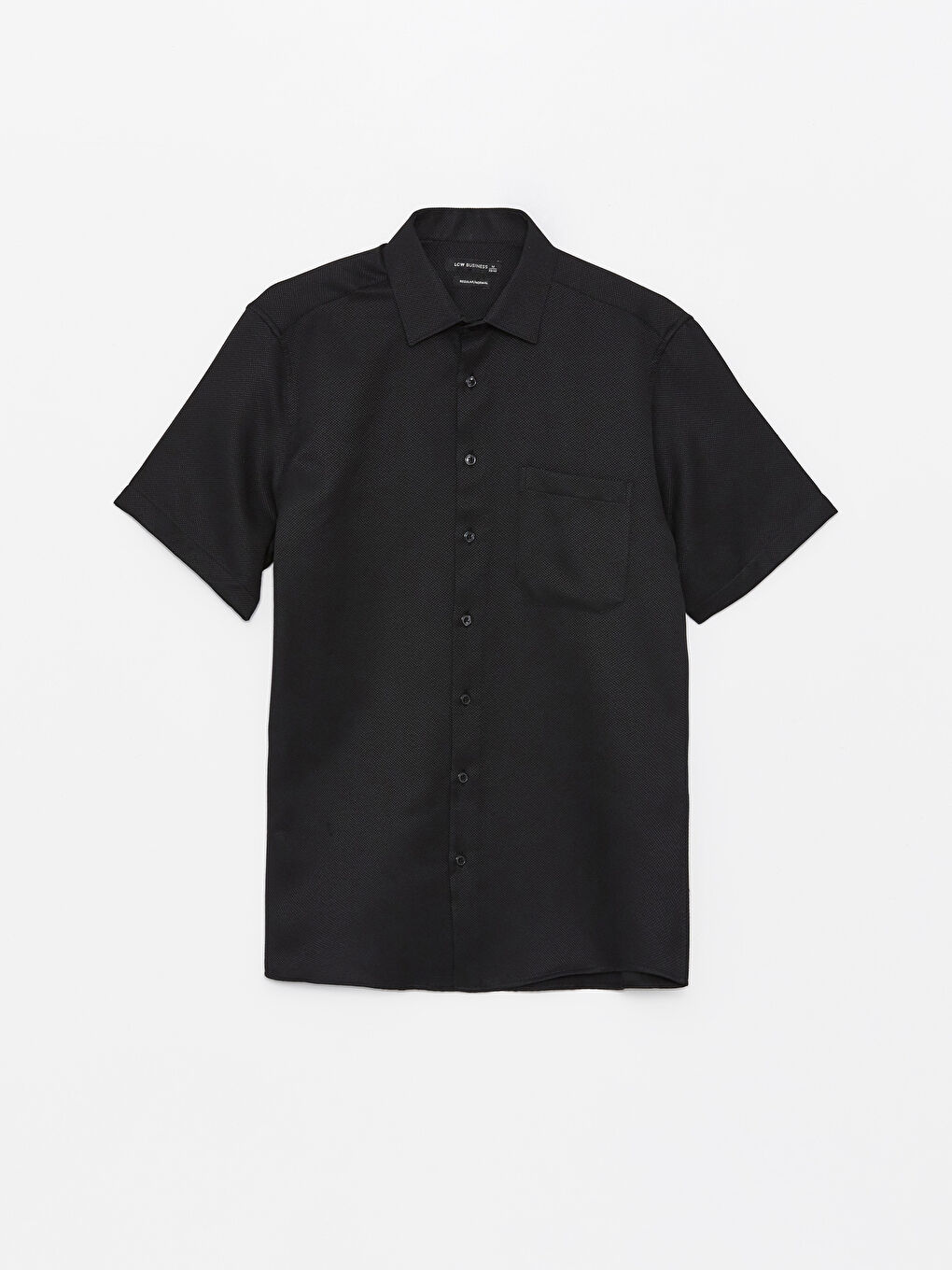 Regular Fit Men's Short Sleeve Dobby Shirt -S4CK22Z8-RQL