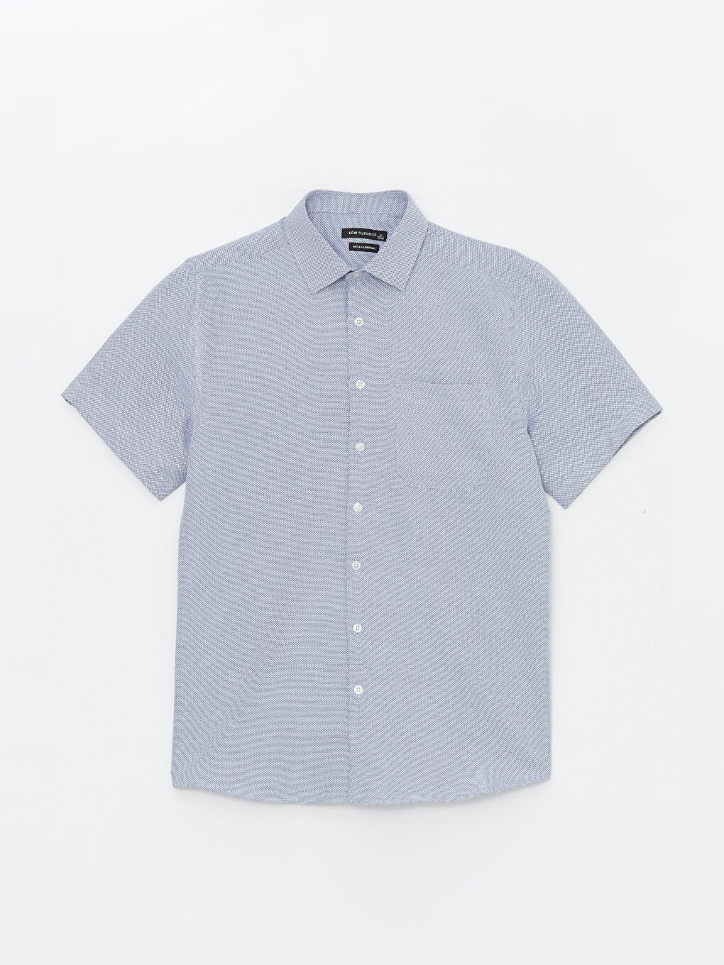 Regular Fit Men's Short Sleeve Dobby Shirt -S4CK22Z8-RYN