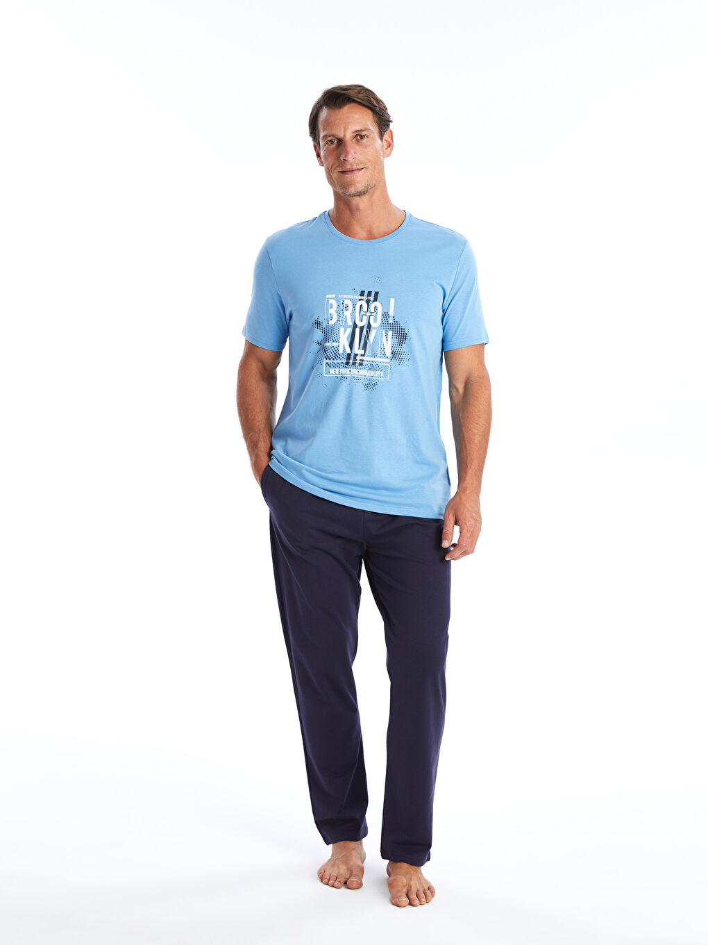 Regular Fit Men's Pyjama Set -S4CL11Z8-RFF