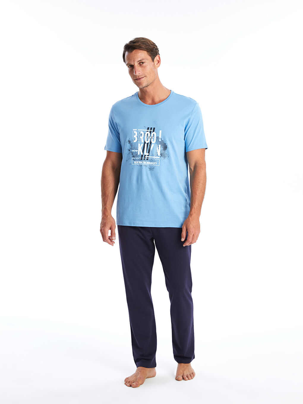 Regular Fit Men's Pyjama Set -S4CL11Z8-RFF