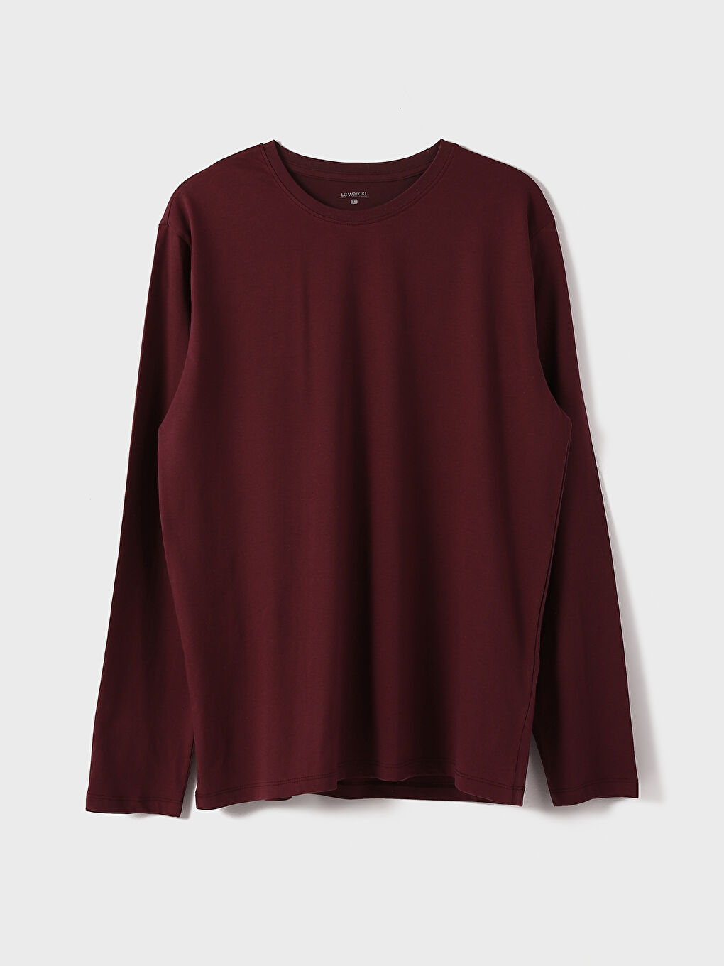 Crew Neck Long Sleeve Men's Pyjama Set-1