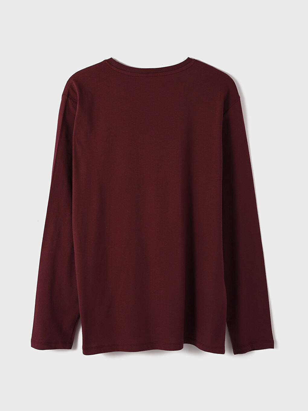 Crew Neck Long Sleeve Men's Pyjama Set-3