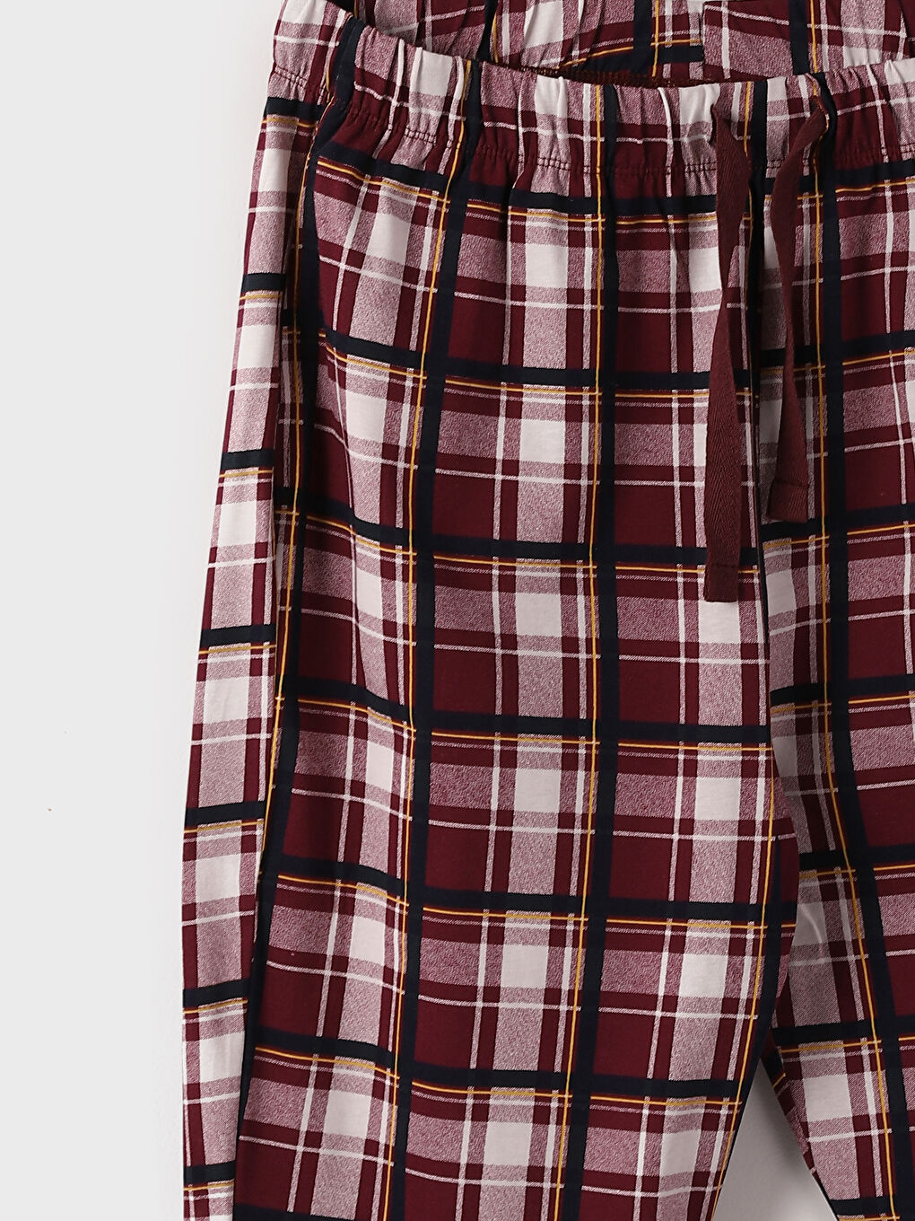 Crew Neck Long Sleeve Men's Pyjama Set-5