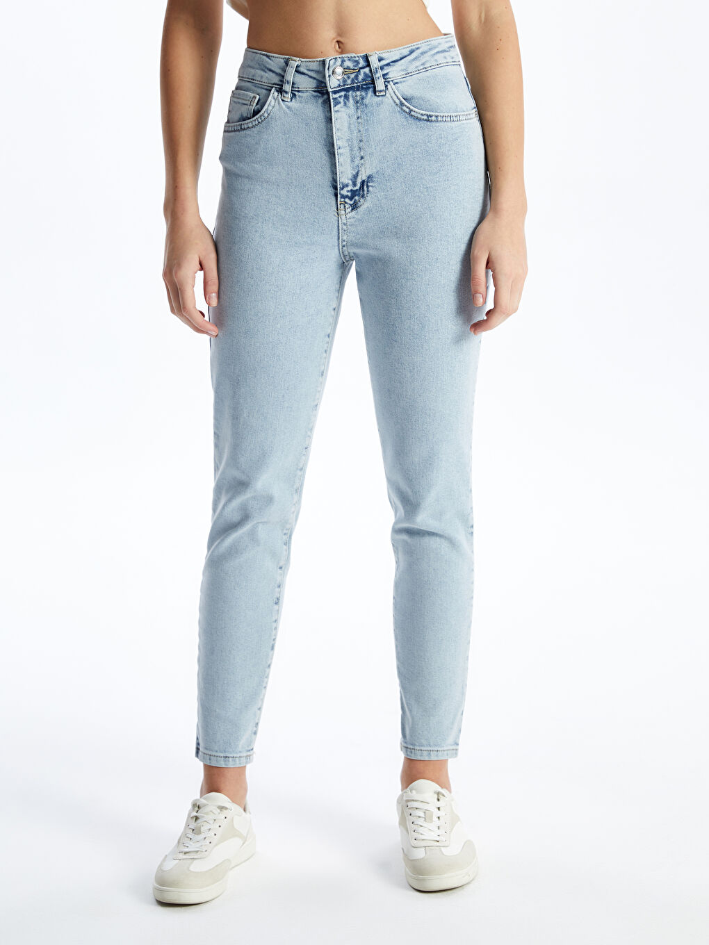 LCW Jeans Açık İndigo Rodeo Slim Mom Kadın Jean Pantolon - 3