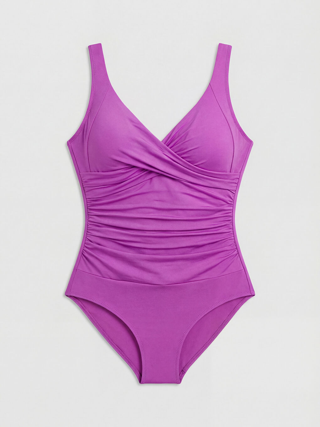 Damen Schlichter Badeanzug mit Herausnehmbarer Polsterung