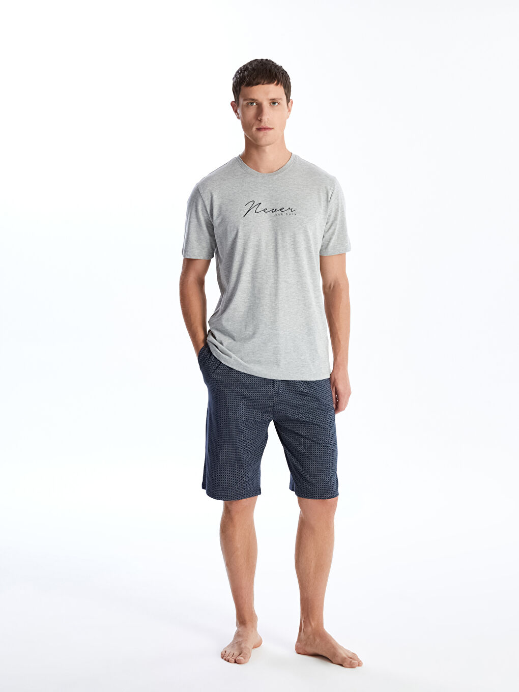 Ensemble pyjama court pour Hommes à coupe régulière