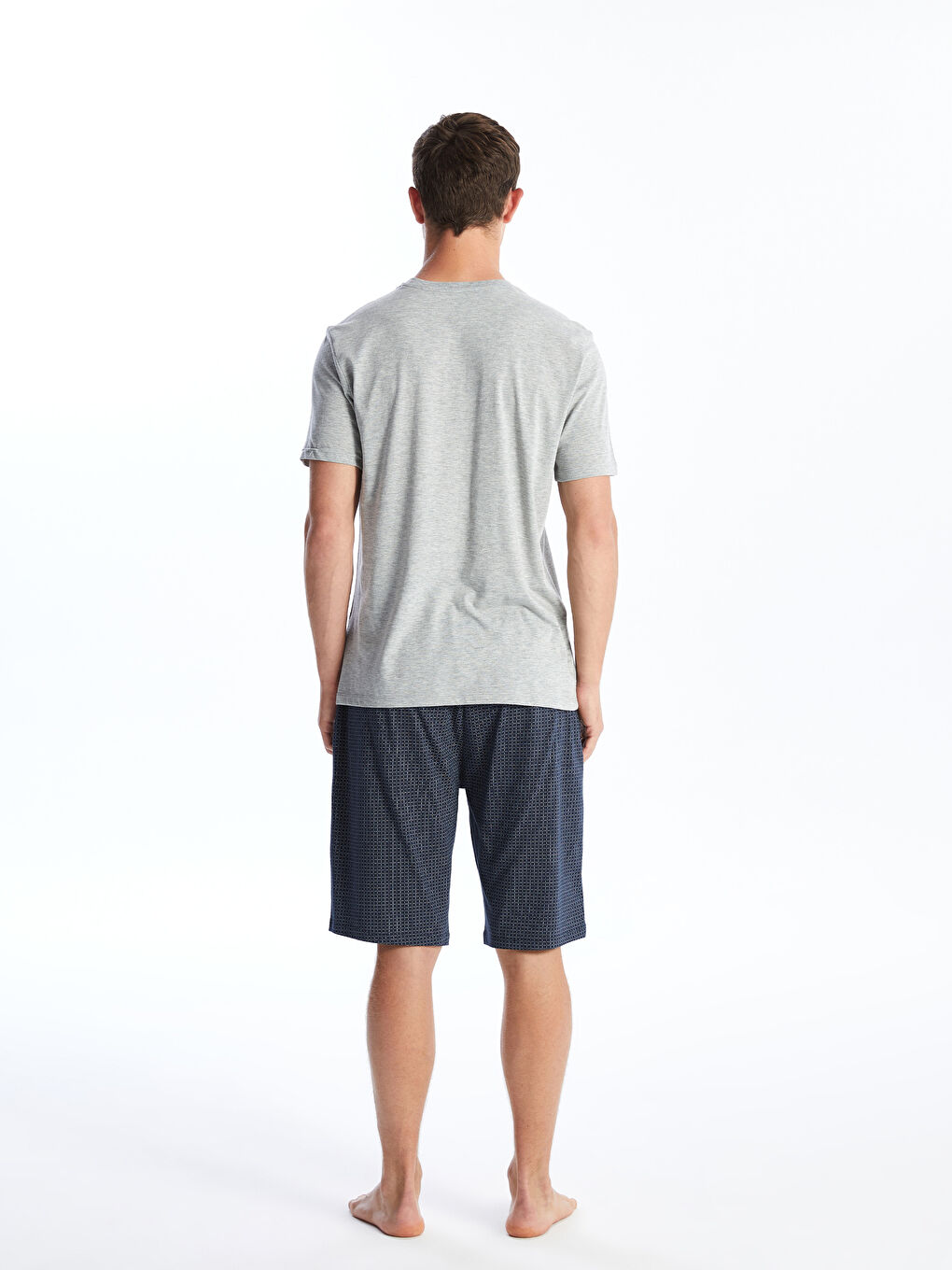 Ensemble pyjama court pour Hommes à coupe régulière-3