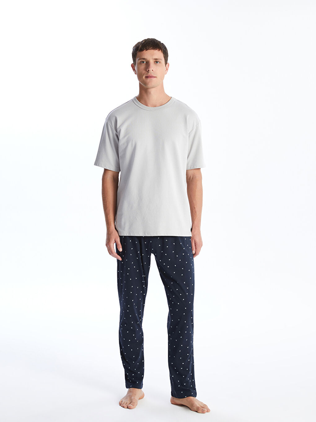 Regular Fit Men's Pyjama Bottoms -S4CL86Z8-LSJ