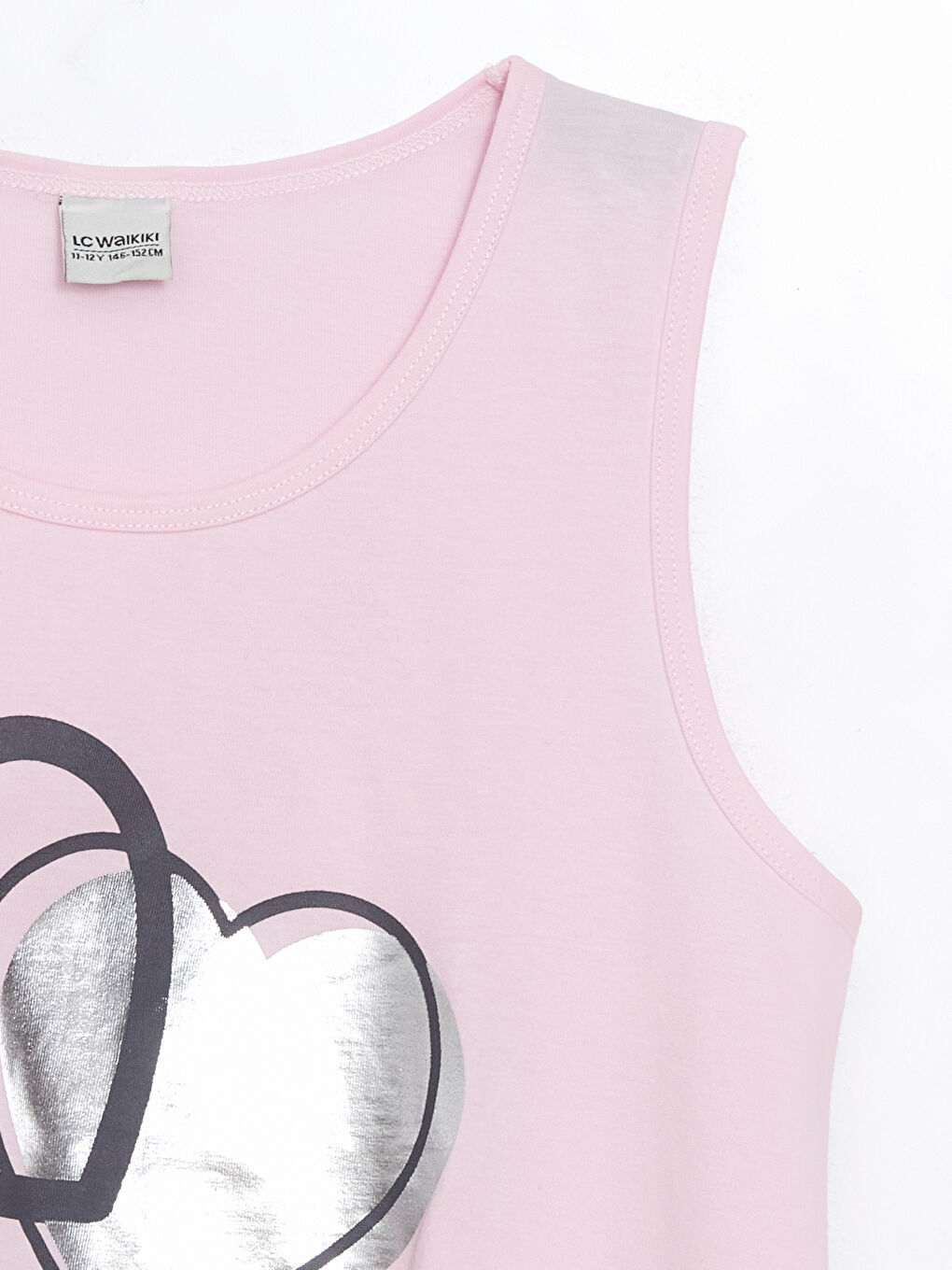 Crew Neck Girl's Crop Singlet -S4CM26Z4-FXK