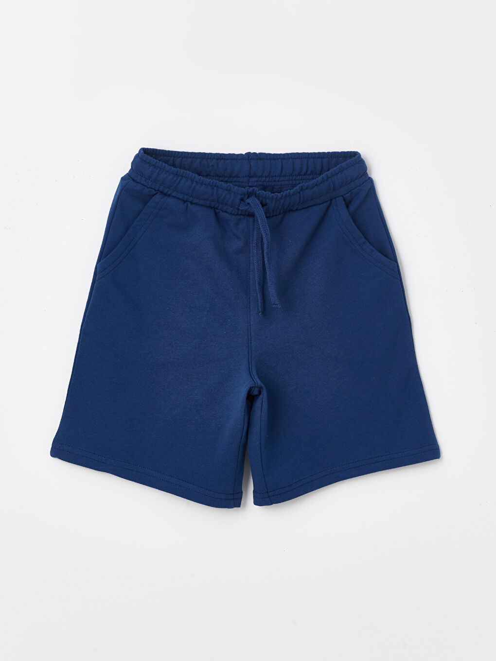 Lacivert Beli Lastikli Basic Erkek Çocuk Şort