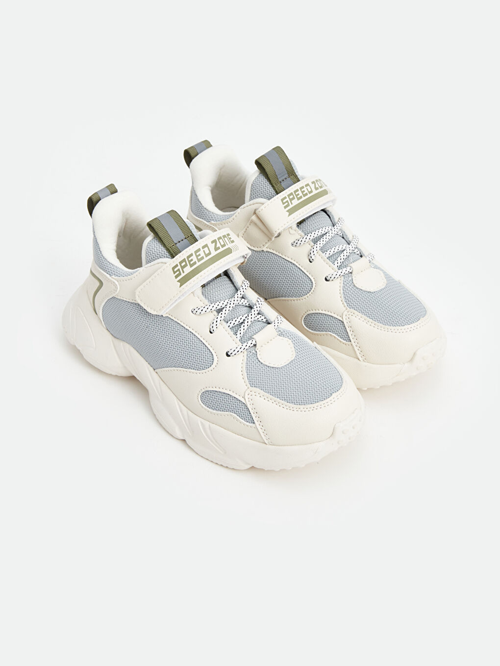 LC Waikiki Laces and Hook-and-Loop Baby Boys' Active Sports Shoes -S4CN13Z1-VJP