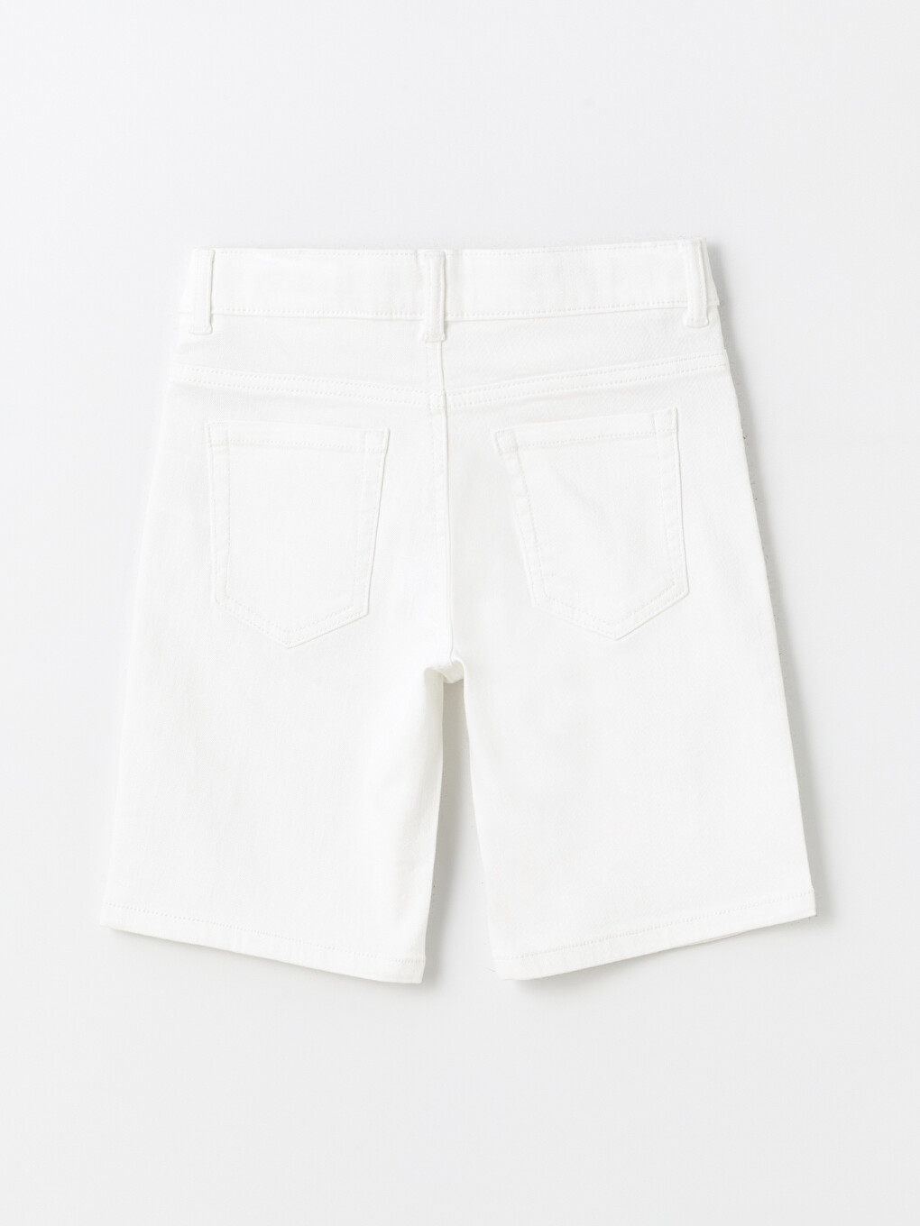 Short En Jean Garçon Avec Détails Déchirés-1