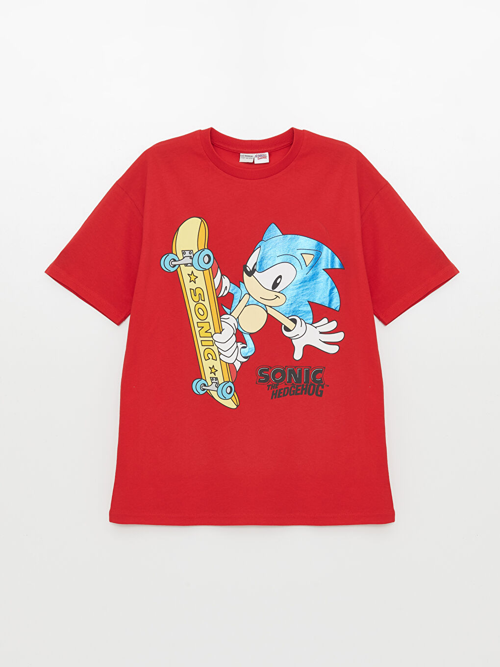 Relaxed Fit Sonic Printed Boys' T-Shirt