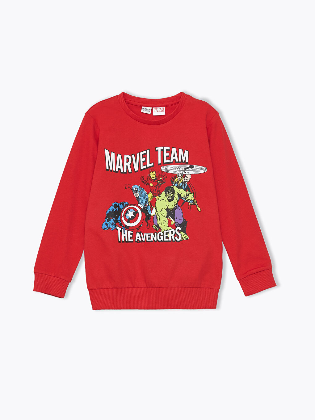 Crew Neck Hulk Printed Boy's Tracksuit Set -S4CN92Z4-HMW