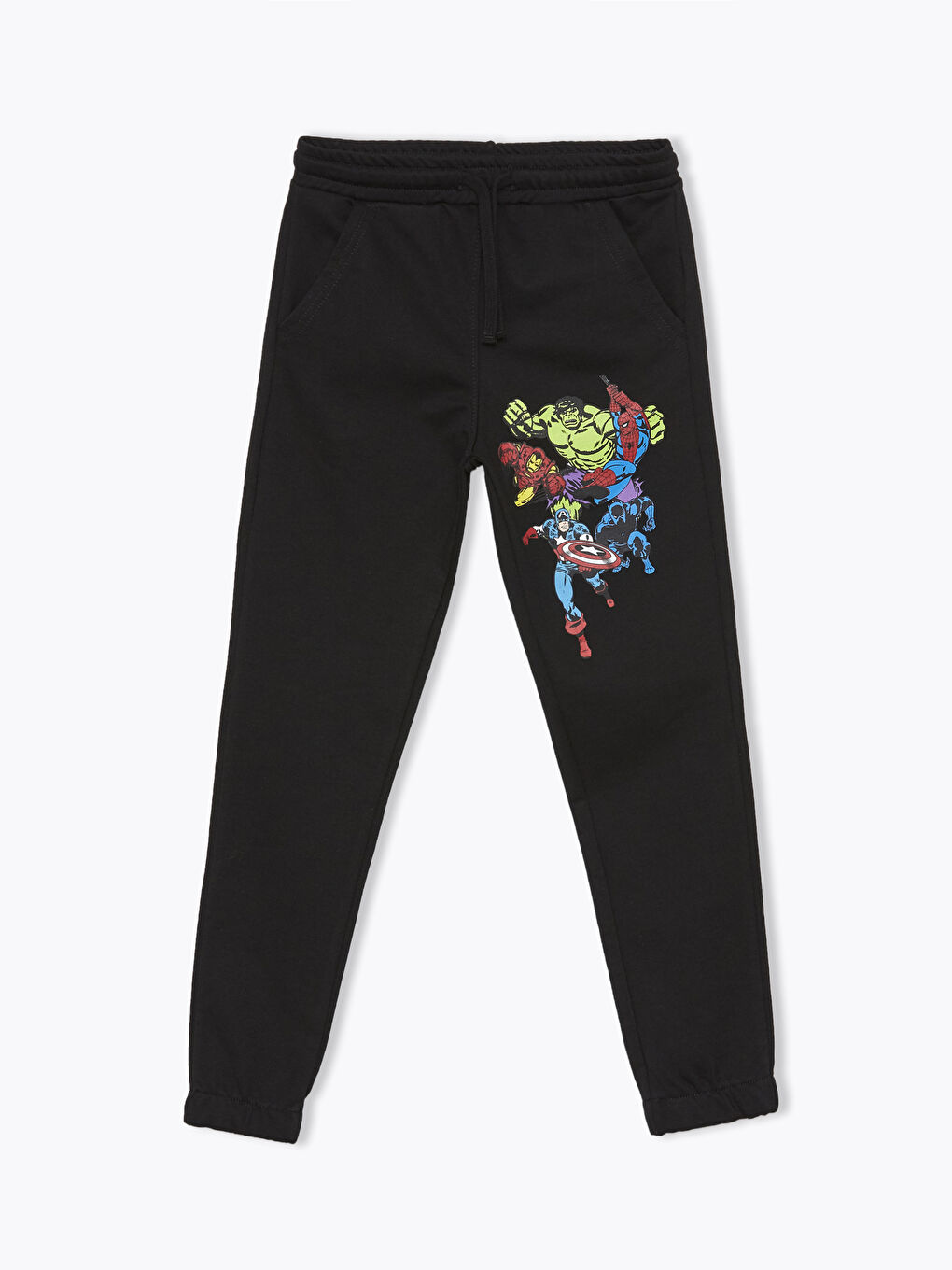 Crew Neck Hulk Printed Boy's Tracksuit Set -S4CN92Z4-HMW