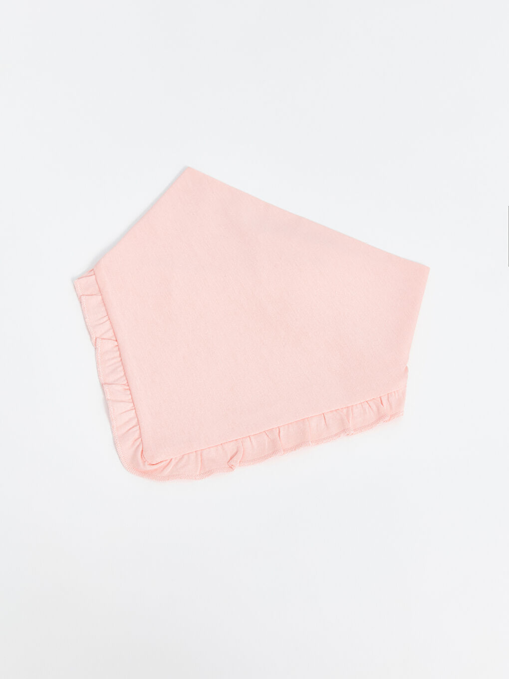LCW baby Basic Pamuklu Kız Bebek Mama Önlüğü